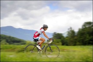 Vermont cyclist by Jeb Wallace Brodeur